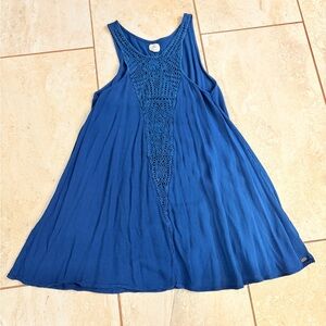 O'Neill Blue Crochet Detail dress
